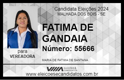 Candidato FATIMA DE GANDAIA 2024 - MALHADA DOS BOIS - Eleições