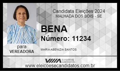 Candidato BENA 2024 - MALHADA DOS BOIS - Eleições