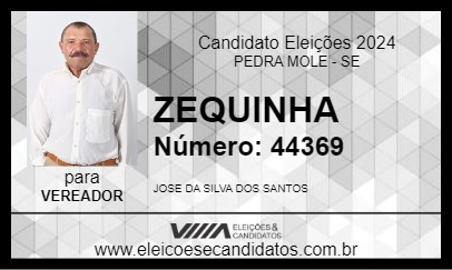 Candidato ZEQUINHA 2024 - PEDRA MOLE - Eleições