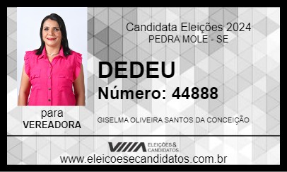 Candidato DEDEU 2024 - PEDRA MOLE - Eleições