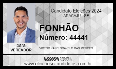 Candidato FONHÃO 2024 - ARACAJU - Eleições