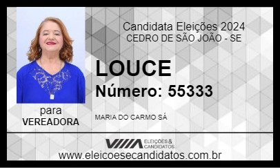 Candidato LOUCE 2024 - CEDRO DE SÃO JOÃO - Eleições