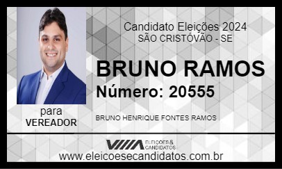 Candidato BRUNO RAMOS 2024 - SÃO CRISTÓVÃO - Eleições