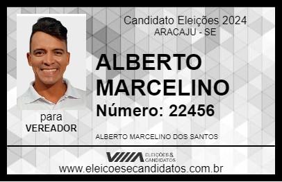 Candidato ALBERTO MARCELINO 2024 - ARACAJU - Eleições