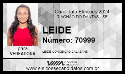 Candidato LEIDE 2024 - RIACHÃO DO DANTAS - Eleições