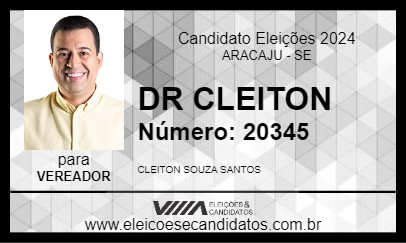 Candidato DR CLEITON 2024 - ARACAJU - Eleições