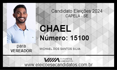 Candidato CHAEL 2024 - CAPELA - Eleições