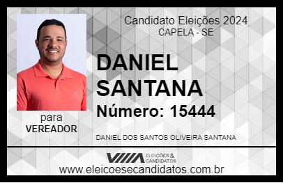 Candidato DANIEL SANTANA 2024 - CAPELA - Eleições