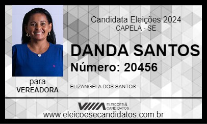 Candidato DANDA SANTOS 2024 - CAPELA - Eleições