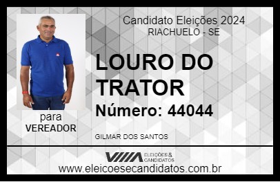 Candidato LOURO DO TRATOR 2024 - RIACHUELO - Eleições