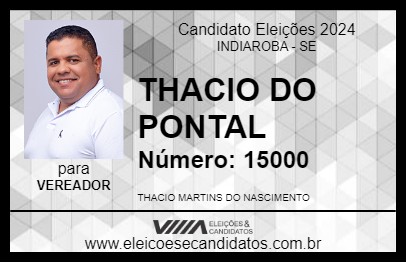 Candidato THACIO DO PONTAL 2024 - INDIAROBA - Eleições