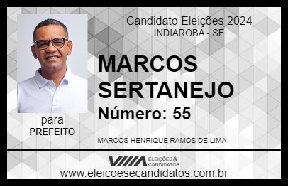 Candidato MARCOS SERTANEJO 2024 - INDIAROBA - Eleições