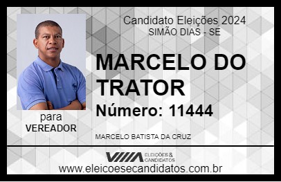 Candidato MARCELO DO TRATOR 2024 - SIMÃO DIAS - Eleições