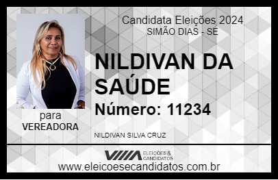 Candidato NILDIVAN DA SAÚDE 2024 - SIMÃO DIAS - Eleições