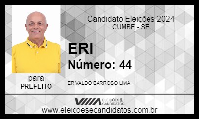 Candidato ERI 2024 - CUMBE - Eleições