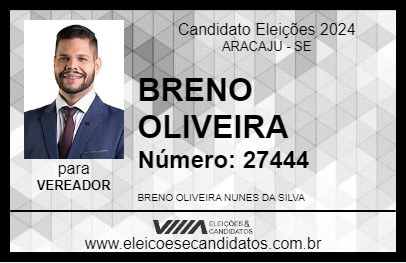 Candidato BRENO OLIVEIRA 2024 - ARACAJU - Eleições