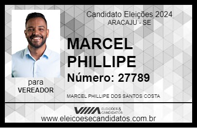 Candidato MARCEL PHILLIPE 2024 - ARACAJU - Eleições