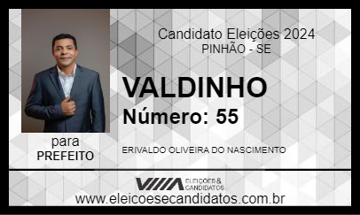 Candidato VALDINHO 2024 - PINHÃO - Eleições