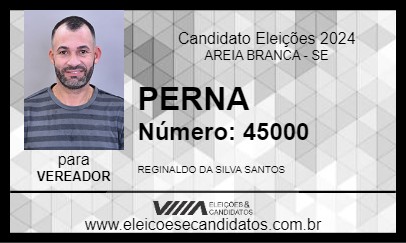 Candidato PERNA 2024 - AREIA BRANCA - Eleições