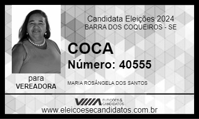 Candidato COCA 2024 - BARRA DOS COQUEIROS - Eleições