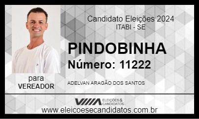 Candidato PINDOBINHA 2024 - ITABI - Eleições