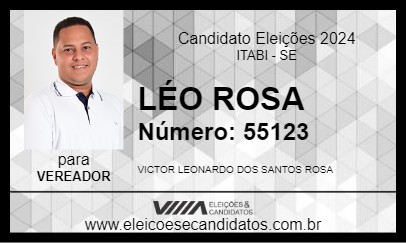 Candidato LÉO ROSA 2024 - ITABI - Eleições