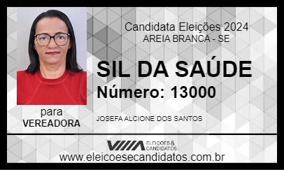 Candidato SIL DA SAÚDE 2024 - AREIA BRANCA - Eleições