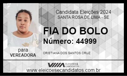 Candidato FIA DO BOLO 2024 - SANTA ROSA DE LIMA - Eleições