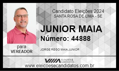 Candidato JUNIOR MAIA 2024 - SANTA ROSA DE LIMA - Eleições