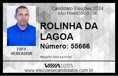 Candidato ROLINHA DA LAGOA 2024 - SÃO FRANCISCO - Eleições