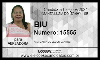 Candidato BIU 2024 - SANTA LUZIA DO ITANHY - Eleições