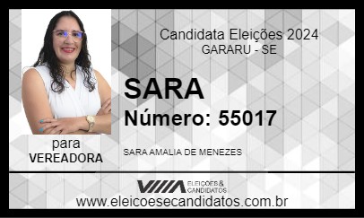 Candidato SARA 2024 - GARARU - Eleições