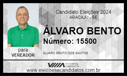 Candidato ÁLVARO BENTO 2024 - ARACAJU - Eleições