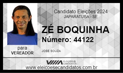 Candidato ZÉ BOQUINHA 2024 - JAPARATUBA - Eleições