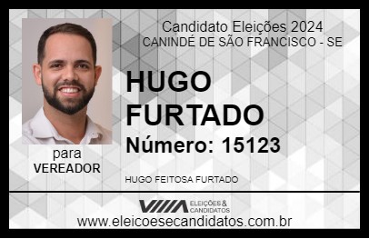 Candidato HUGO FURTADO 2024 - CANINDÉ DE SÃO FRANCISCO - Eleições