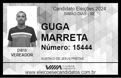 Candidato GUGA MARRETA 2024 - SIMÃO DIAS - Eleições