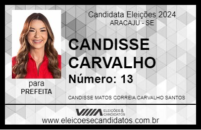 Candidato CANDISSE CARVALHO 2024 - ARACAJU - Eleições