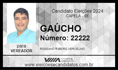 Candidato GAÚCHO 2024 - CAPELA - Eleições