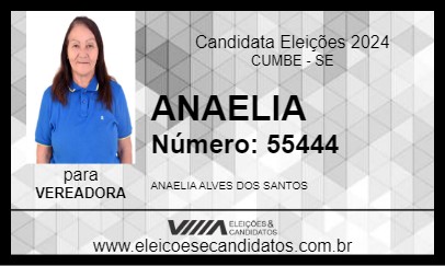 Candidato ANAELIA 2024 - CUMBE - Eleições