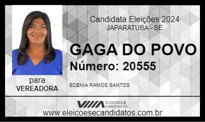 Candidato GAGA DO POVO 2024 - JAPARATUBA - Eleições