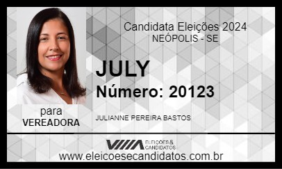 Candidato JULY 2024 - NEÓPOLIS - Eleições