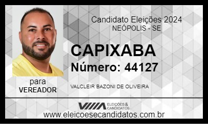 Candidato CAPIXABA 2024 - NEÓPOLIS - Eleições