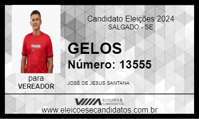 Candidato GELOS 2024 - SALGADO - Eleições