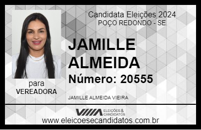 Candidato JAMILLE ALMEIDA 2024 - POÇO REDONDO - Eleições