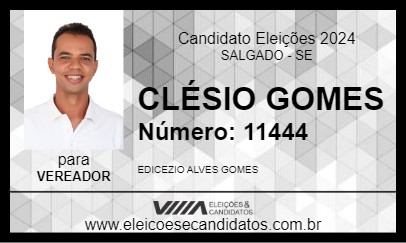 Candidato CLÉSIO GOMES 2024 - SALGADO - Eleições