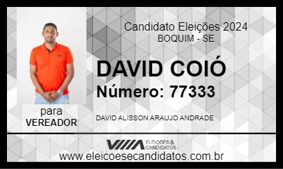 Candidato DAVID COIÓ 2024 - BOQUIM - Eleições