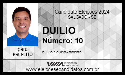 Candidato DUILIO 2024 - SALGADO - Eleições