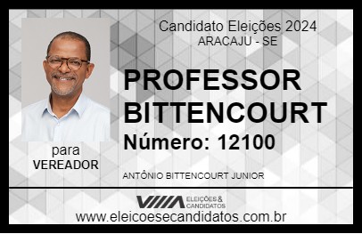 Candidato PROFESSOR BITTENCOURT 2024 - ARACAJU - Eleições