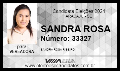 Candidato SANDRA ROSA 2024 - ARACAJU - Eleições