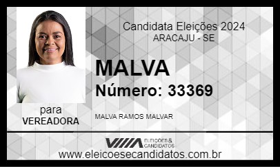 Candidato MALVA 2024 - ARACAJU - Eleições